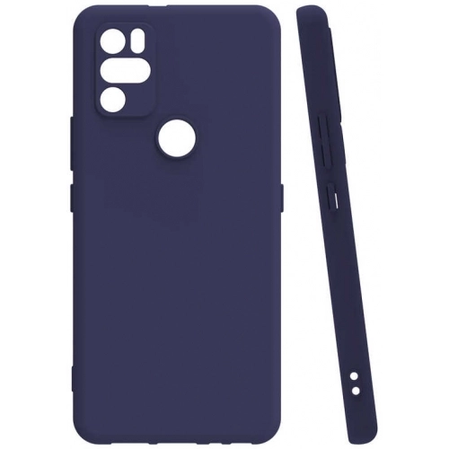 Omix X500 Kılıf Silikon Mat Esnek Kamera Korumalı Biye Kapak - Lacivert