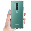OnePlus 8 Pro Kılıf Kamera Korumalı Esnek Silikon Kapak - Şeffaf