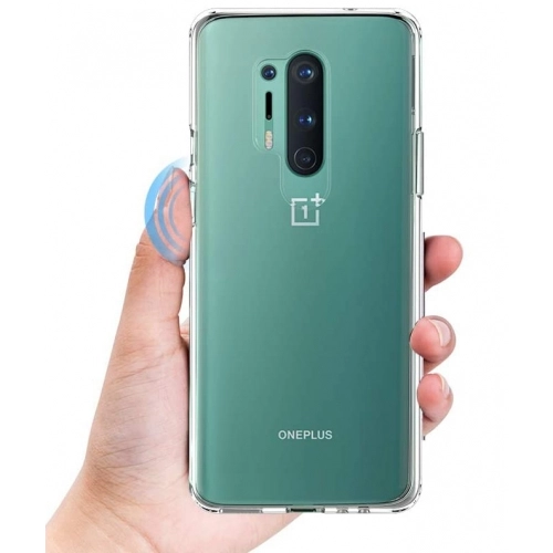 OnePlus 8 Pro Kılıf Kamera Korumalı Esnek Silikon Kapak - Şeffaf