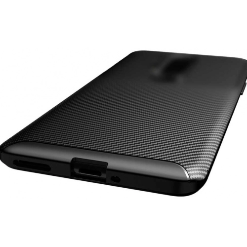 OnePlus 8 Pro Kılıf Silikon Parmak İzi Bırakmayan Karbon Soft Negro Kapak - Siyah