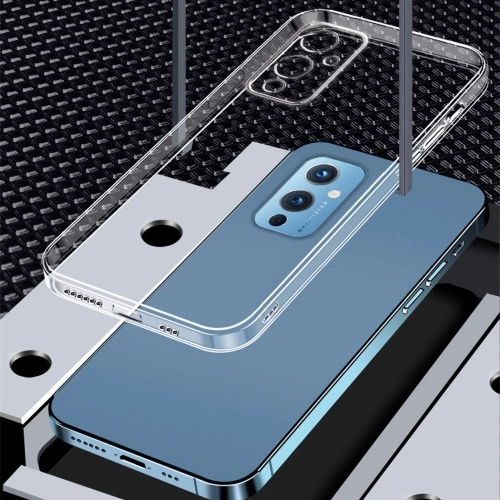 OnePlus 9 Kılıf Kamera Korumalı Esnek Silikon Kapak - Şeffaf