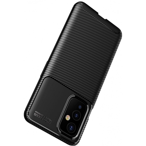 OnePlus 9 Kılıf Silikon Parmak İzi Bırakmayan Karbon Soft Negro Kapak - Siyah