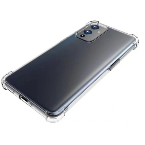 OnePlus 9 Kılıf Silikon Köşe Korumalı Airbag Darbe Emici Kapak - Şeffaf