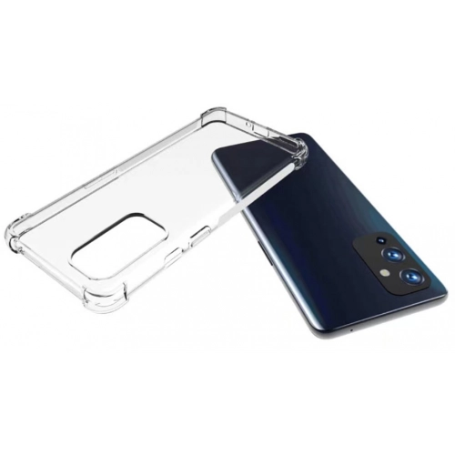 OnePlus 9 Kılıf Silikon Köşe Korumalı Airbag Darbe Emici Kapak - Şeffaf