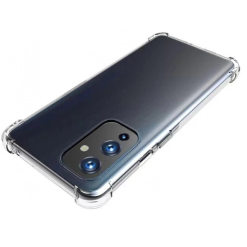 OnePlus 9 Kılıf Silikon Köşe Korumalı Airbag Darbe Emici Kapak - Şeffaf