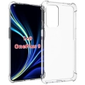 OnePlus 9 Kılıf Silikon Köşe Korumalı Airbag Darbe Emici Kapak - Şeffaf