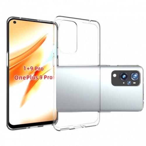 OnePlus 9 Pro Kılıf Kamera Korumalı Esnek Silikon Kapak - Şeffaf