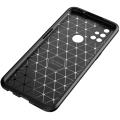 OnePlus Nord N10 Kılıf Silikon Parmak İzi Bırakmayan Karbon Soft Negro Kapak - Siyah