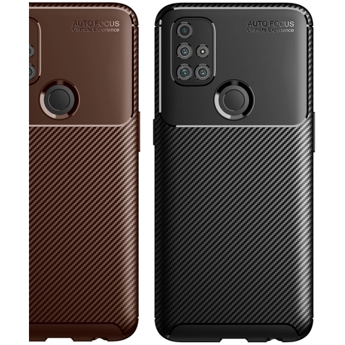 OnePlus Nord N10 Kılıf Silikon Parmak İzi Bırakmayan Karbon Soft Negro Kapak - Siyah