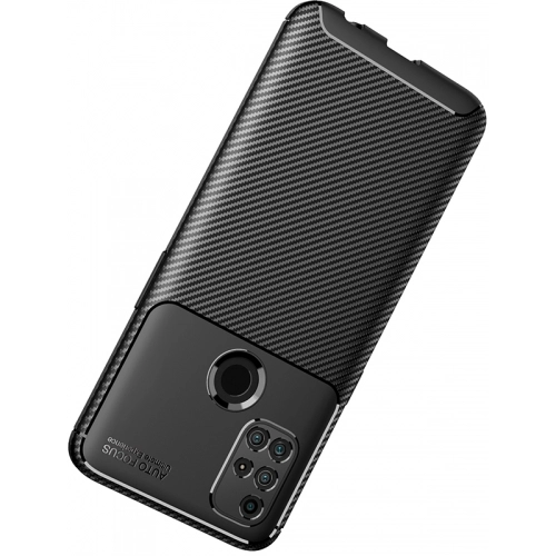 OnePlus Nord N10 Kılıf Silikon Parmak İzi Bırakmayan Karbon Soft Negro Kapak - Siyah