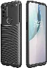 OnePlus Nord N100 Kılıf Silikon Parmak İzi Bırakmayan Karbon Soft Negro Kapak - Siyah
