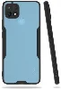 Oppo A15 Kılıf Kamera Lens Korumalı Arkası Şeffaf Silikon Kapak - Siyah