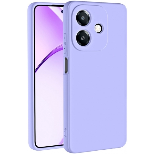 Oppo A3 Kılıf İçi Kadife Mat Yüzey Mara Lansman Kapak  - Lila