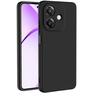 Oppo A3 Kılıf İçi Kadife Mat Yüzey Mara Lansman Kapak  - Siyah