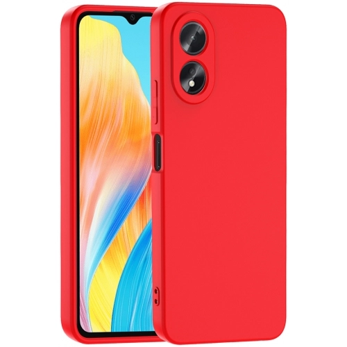 Oppo A38 Kılıf İçi Kadife Mat Mara Lansman Silikon Kapak - Koyu Yeşil