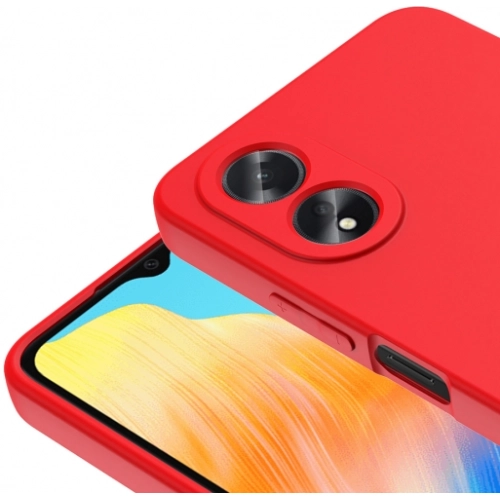 Oppo A38 Kılıf İçi Kadife Mat Mara Lansman Silikon Kapak  - Lacivert