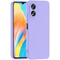Oppo A38 Kılıf İçi Kadife Mat Mara Lansman Silikon Kapak  - Lila