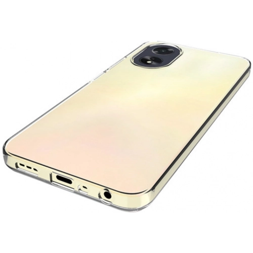 Oppo A38 Kılıf Kamera Korumalı Esnek Silikon Kapak - Şeffaf