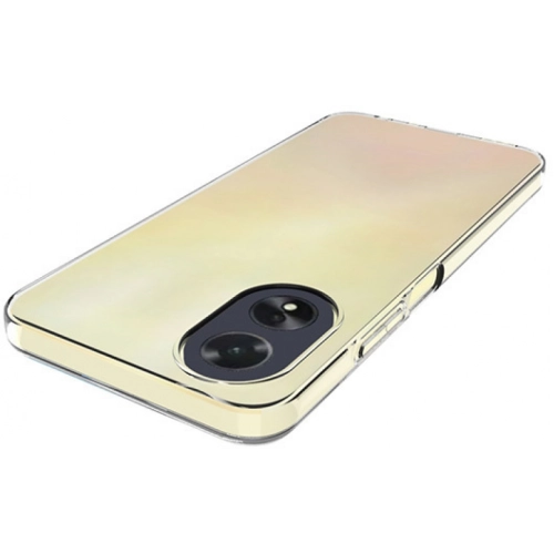Oppo A38 Kılıf Kamera Korumalı Esnek Silikon Kapak - Şeffaf