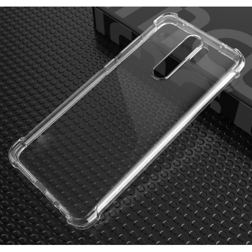 Oppo A5 2020 Kılıf Silikon Köşe Korumalı Airbag Darbe Emici Kapak - Şeffaf