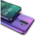 Oppo A5 2020 Kılıf Kamera Korumalı Esnek Silikon Kapak - Şeffaf
