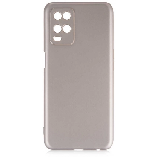 Oppo A54 Kılıf İnce Soft Mat Renkli Esnek Silikon Kapak - Gold