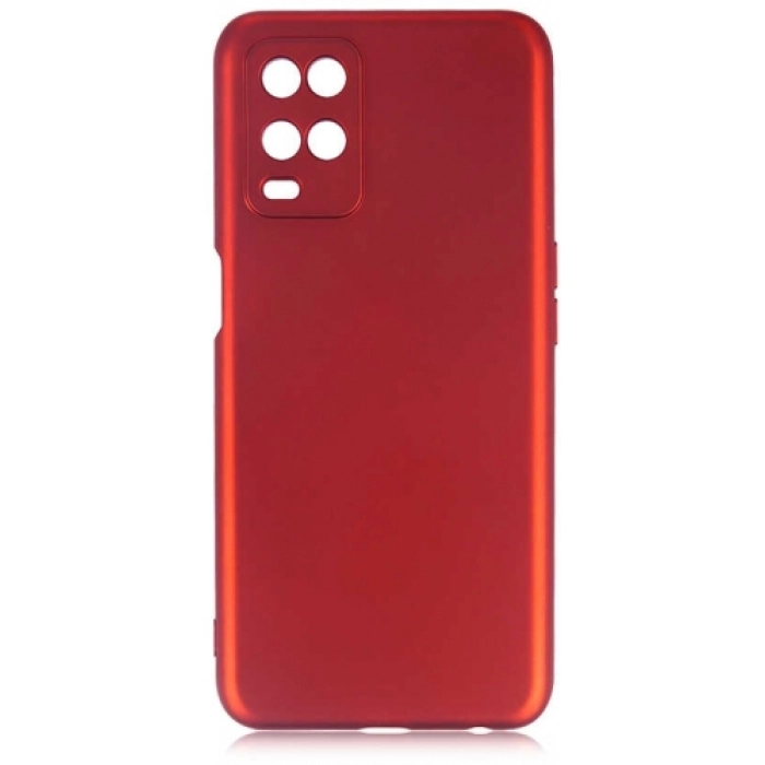 Oppo A54 Kılıf İnce Soft Mat Renkli Esnek Silikon Kapak - Kırmızı