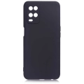 Oppo A54 Kılıf İnce Soft Mat Renkli Esnek Silikon Kapak - Siyah