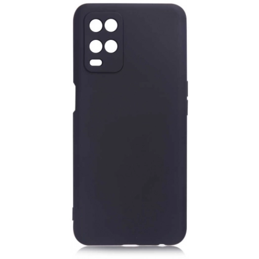 Oppo A54 Kılıf İnce Soft Mat Renkli Esnek Silikon Kapak - Siyah