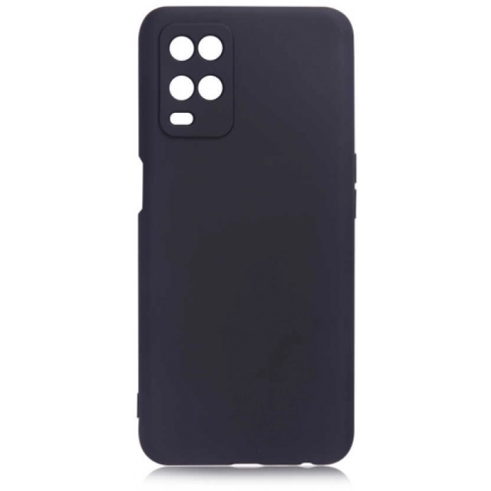 Oppo A54 Kılıf İnce Soft Mat Renkli Esnek Silikon Kapak - Siyah