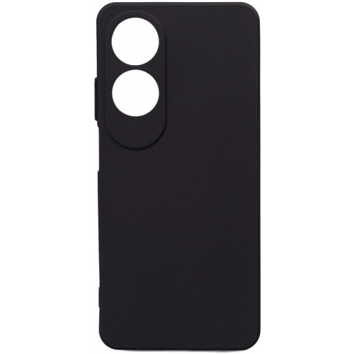 Oppo A60 Kılıf Silikon Mat Esnek Kamera Korumalı Biye Kapak - Siyah