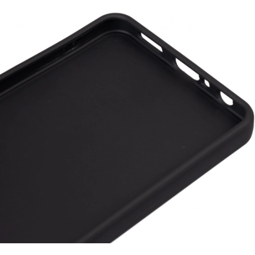 Oppo A60 Kılıf Silikon Mat Esnek Kamera Korumalı Biye Kapak - Siyah