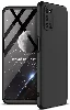 Oppo A72 Kılıf 3 Parçalı 360 Tam Korumalı Rubber AYS Kapak - Siyah