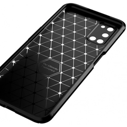 Oppo A72 Kılıf Silikon Parmak İzi Bırakmayan Karbon Soft Negro Kapak - Lacivert