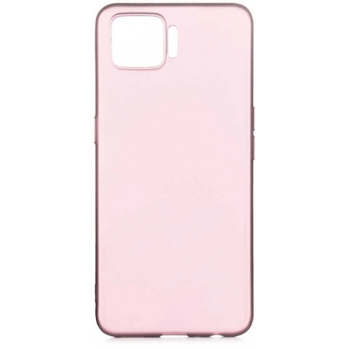 Oppo A73 Kılıf İnce Soft Mat Renkli Esnek Silikon Kapak - Rose Gold