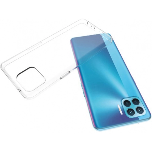 Oppo A73 Kılıf Kamera Korumalı Esnek Silikon Kapak - Şeffaf