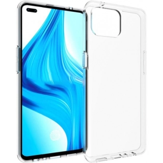 Oppo A73 Kılıf Kamera Korumalı Esnek Silikon Kapak - Şeffaf