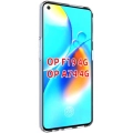 Oppo A74 Kılıf Kamera Korumalı Esnek Silikon Kapak - Şeffaf