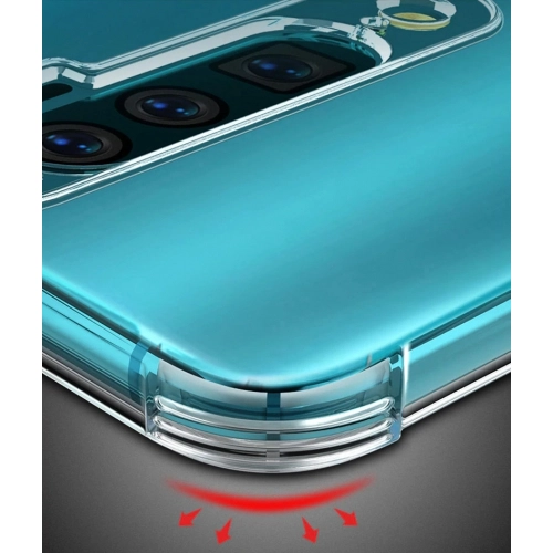 Oppo A9 2020 Kılıf Silikon Köşe Korumalı Airbag Darbe Emici Kapak - Şeffaf