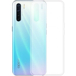 Oppo A91 Kılıf Kamera Korumalı Esnek Silikon Kapak - Şeffaf