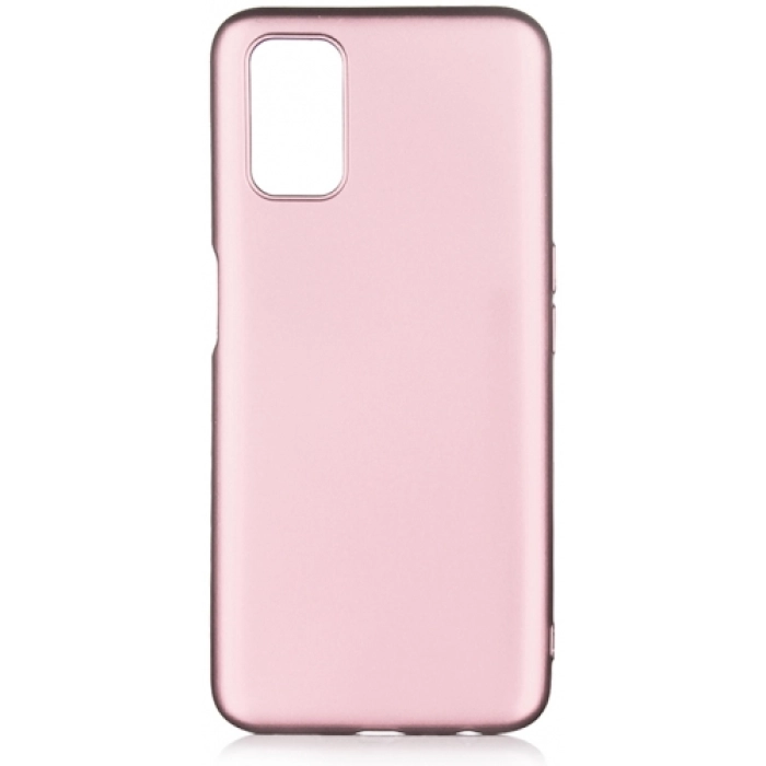 Oppo A92 Kılıf İnce Soft Mat Renkli Esnek Silikon Kapak - Rose Gold