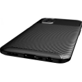 Oppo A92 Kılıf Silikon Parmak İzi Bırakmayan Karbon Soft Negro Kapak - Siyah