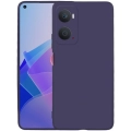 Oppo A96 4G Kılıf İnce Soft Mat Renkli Esnek Silikon Kapak - Lacivert