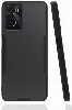 Oppo A96 4G Kılıf Kamera Lens Korumalı Arkası Şeffaf Silikon Kapak - Siyah