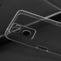 Oppo A96 4G Kılıf Kamera Korumalı Esnek Silikon Kapak - Şeffaf