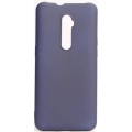 Oppo Reno 10x Zoom Kılıf İnce Soft Mat Renkli Esnek Silikon Kapak - Lacivert