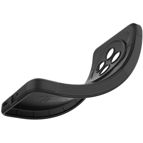 Oppo Reno 11 FS Kılıf Esnek TPU Oyuklu Arka Yüzey Tasarımlı Zore Etnik Silikon Kapak - Koyu Yeşil