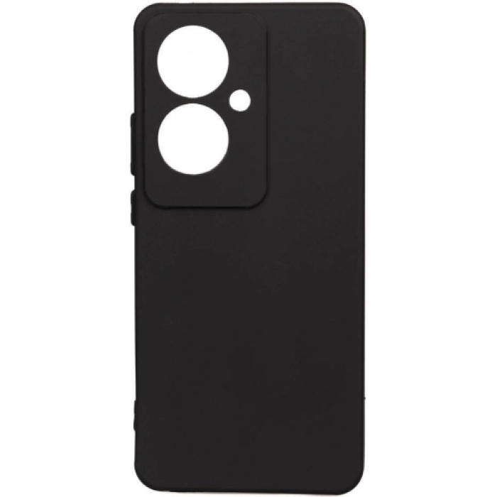 Oppo Reno 11F 5G Kılıf Silikon Mat Esnek Kamera Korumalı Biye Kapak - Siyah