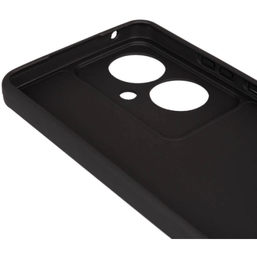 Oppo Reno 11F 5G Kılıf Silikon Mat Esnek Kamera Korumalı Biye Kapak - Siyah