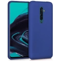Oppo Reno 2 Kılıf İnce Soft Mat Renkli Esnek Silikon Kapak - Lacivert